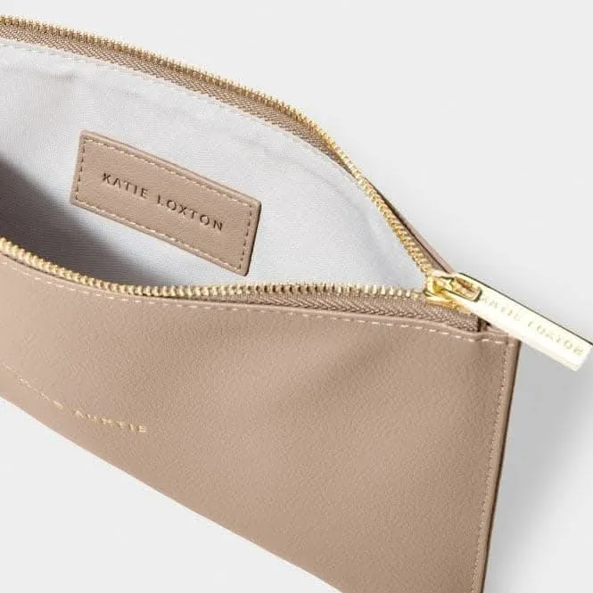 Brown Slim Sentiment Pouch KLB2802 Katie Loxton Jewelry And Accessories