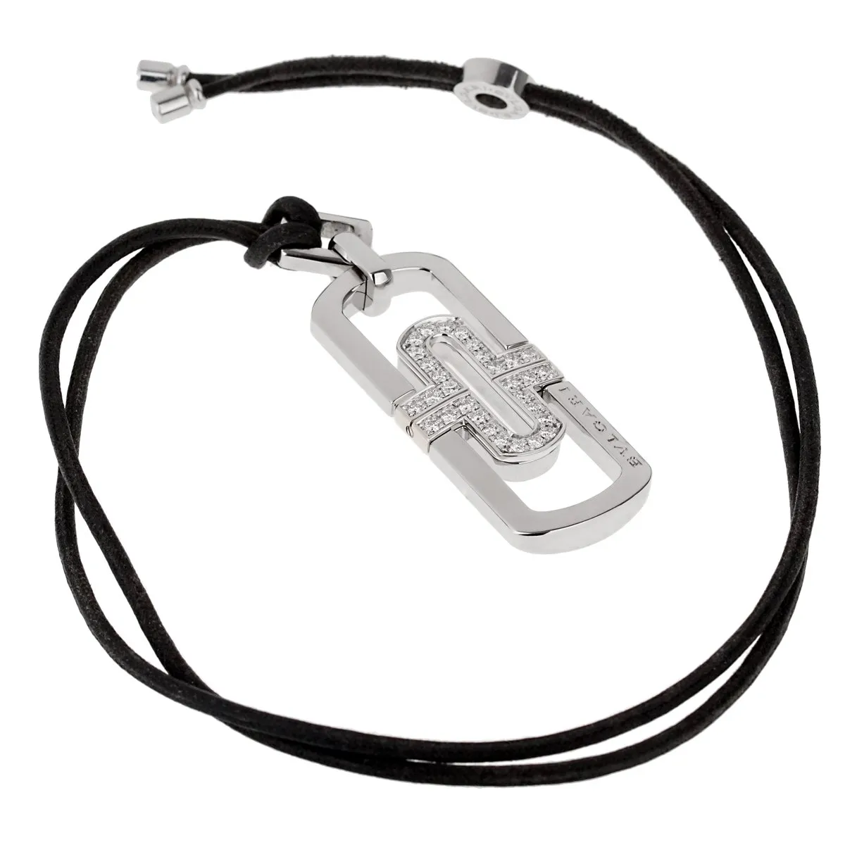 Bulgari Parentesi Diamond Pendant Necklace Bvlgari Jewelry