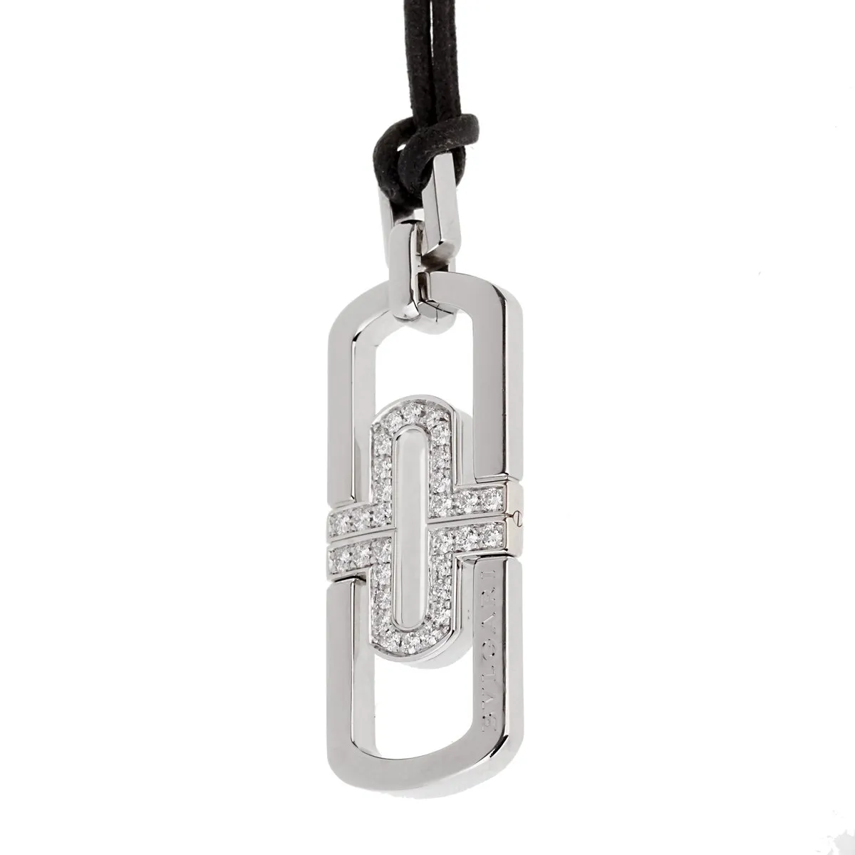 Bulgari Parentesi Diamond Pendant Necklace Bvlgari Jewelry