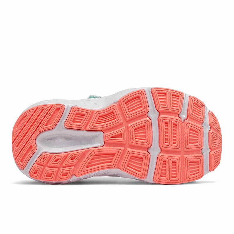 Bungee Lace 680v6 - Bali Blue with Mako Blue and Ginger Pink - Kids New Balance lifestyle shoes