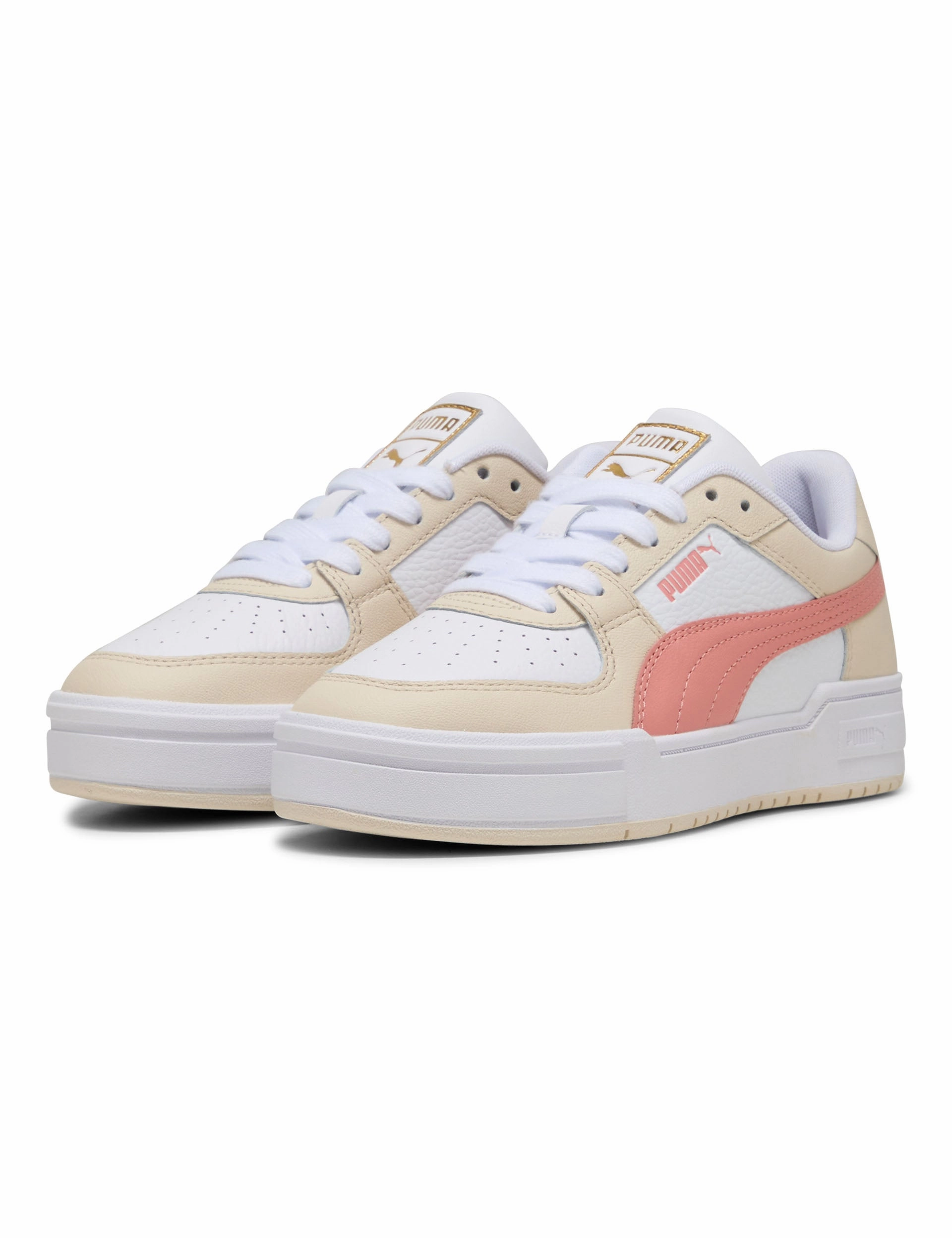 CA Pro Classic II Sneakers - White/Alpine Snow/Pink Fruit Puma women's stylish sport footwear