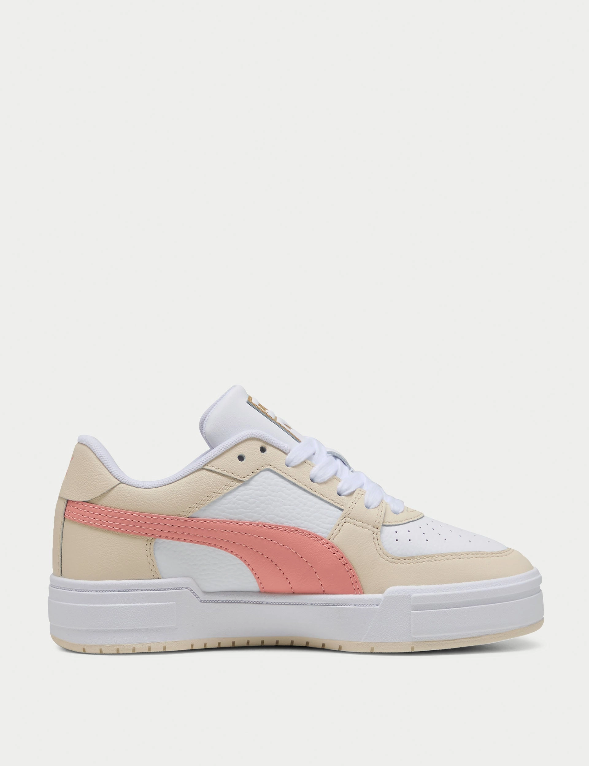 CA Pro Classic II Sneakers - White/Alpine Snow/Pink Fruit Puma womens athletic shoes with modern design