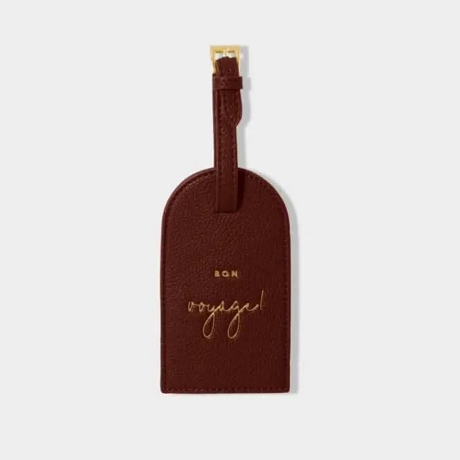 Cacao Luggage Tag KLB3019 Katie Loxton Jewelry And Accessories