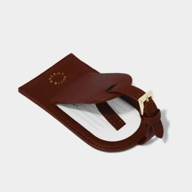 Cacao Luggage Tag KLB3019 Katie Loxton Jewelry And Accessories