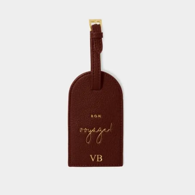 Cacao Luggage Tag KLB3019 Katie Loxton Jewelry And Accessories