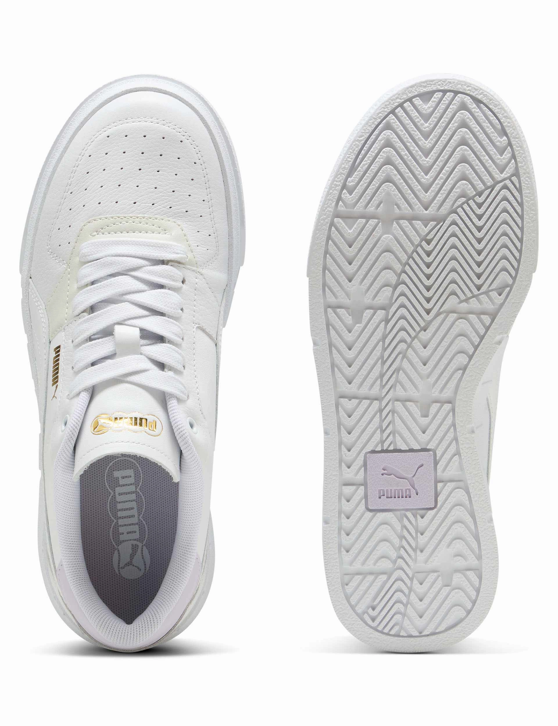 Cali Court Leather Sneakers - White/Lilac Frost Puma women's stylish sport footwear
