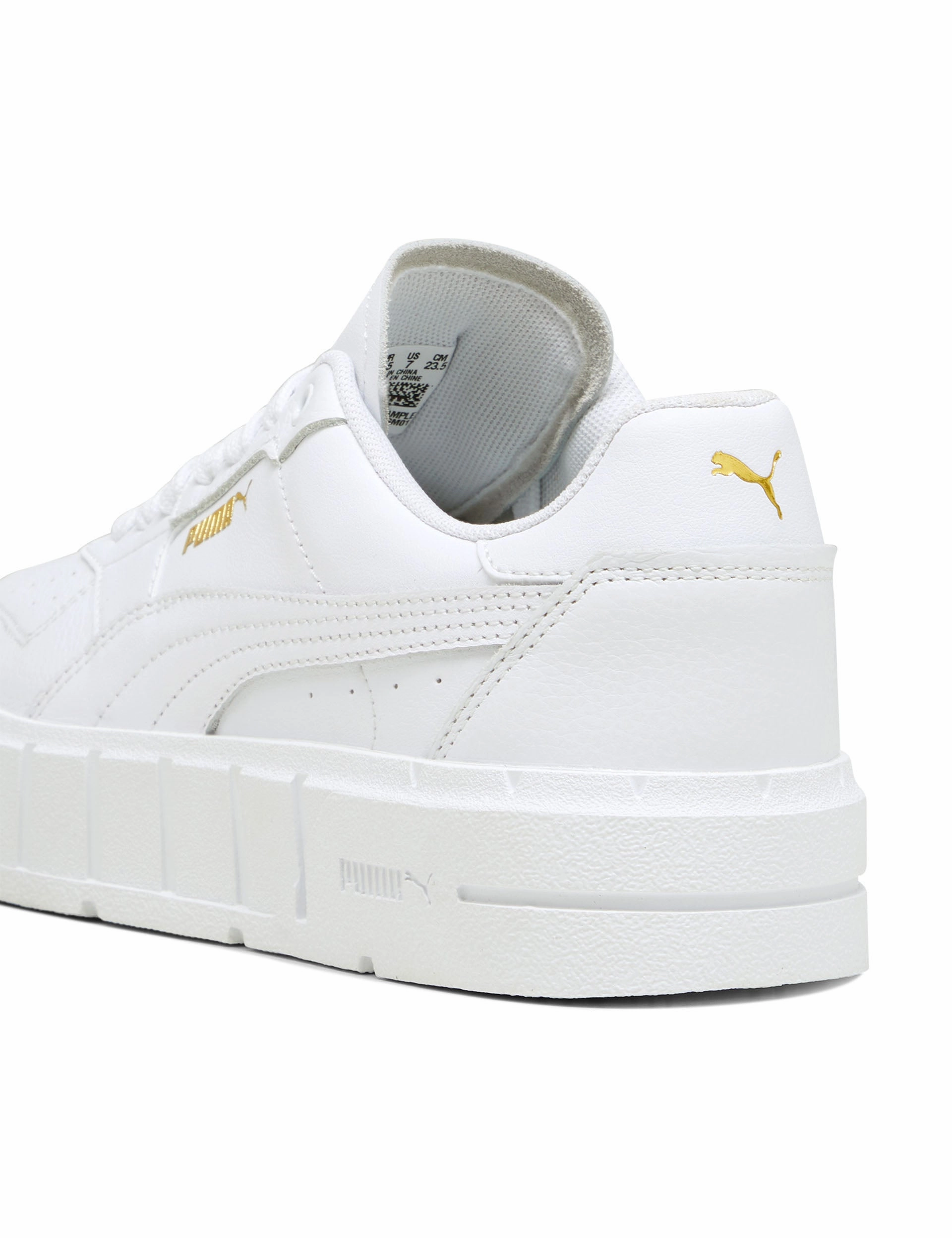 Cali Court Leather Sneakers - White Puma women's stylish sport footwear
