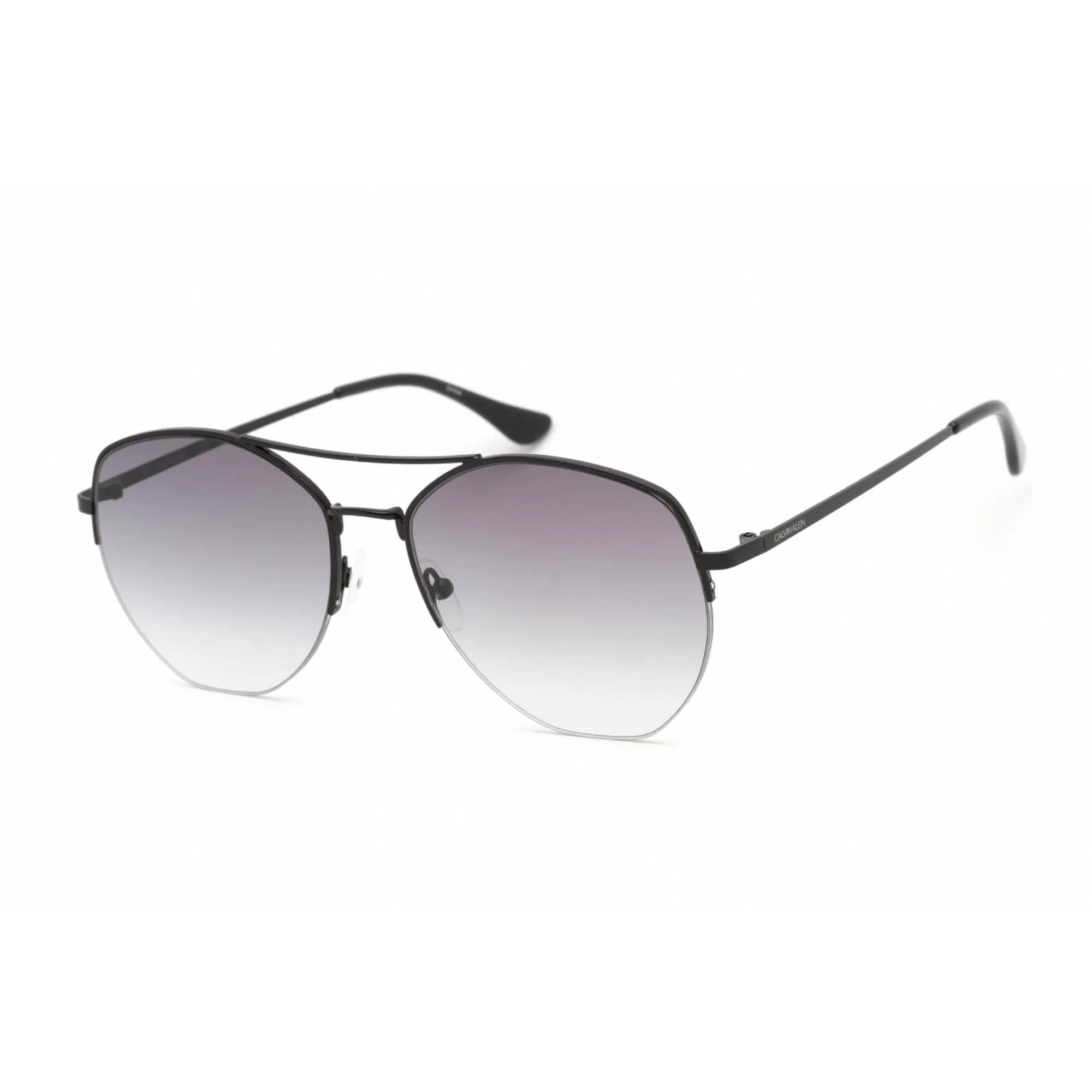 Calvin Klein Retail Women's Sunglasses - Full Rim Black Metal Aviator | CK20121S 001 Calvin Klein Sunglasses
