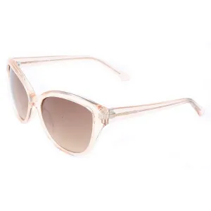 Calvin Klein Women's Sunglasses - Crystal Beige Cat Eye Frame | CK19536S 270 Calvin Klein Sunglasses