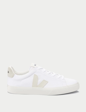 Campo Canvas - White Pierre Veja womens shoes with sustainable materials