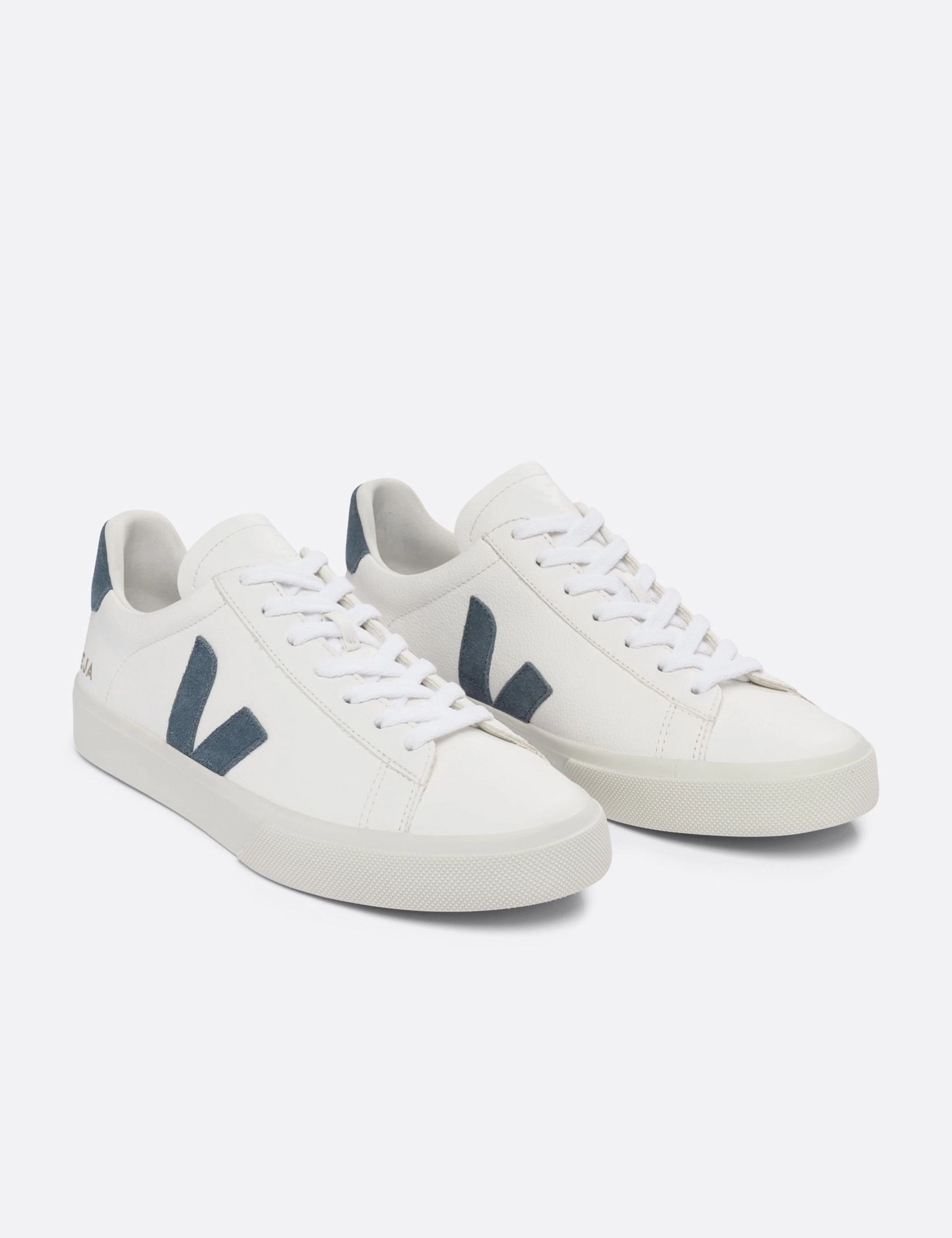 Campo Leather - White California Veja women's trendy casual shoes