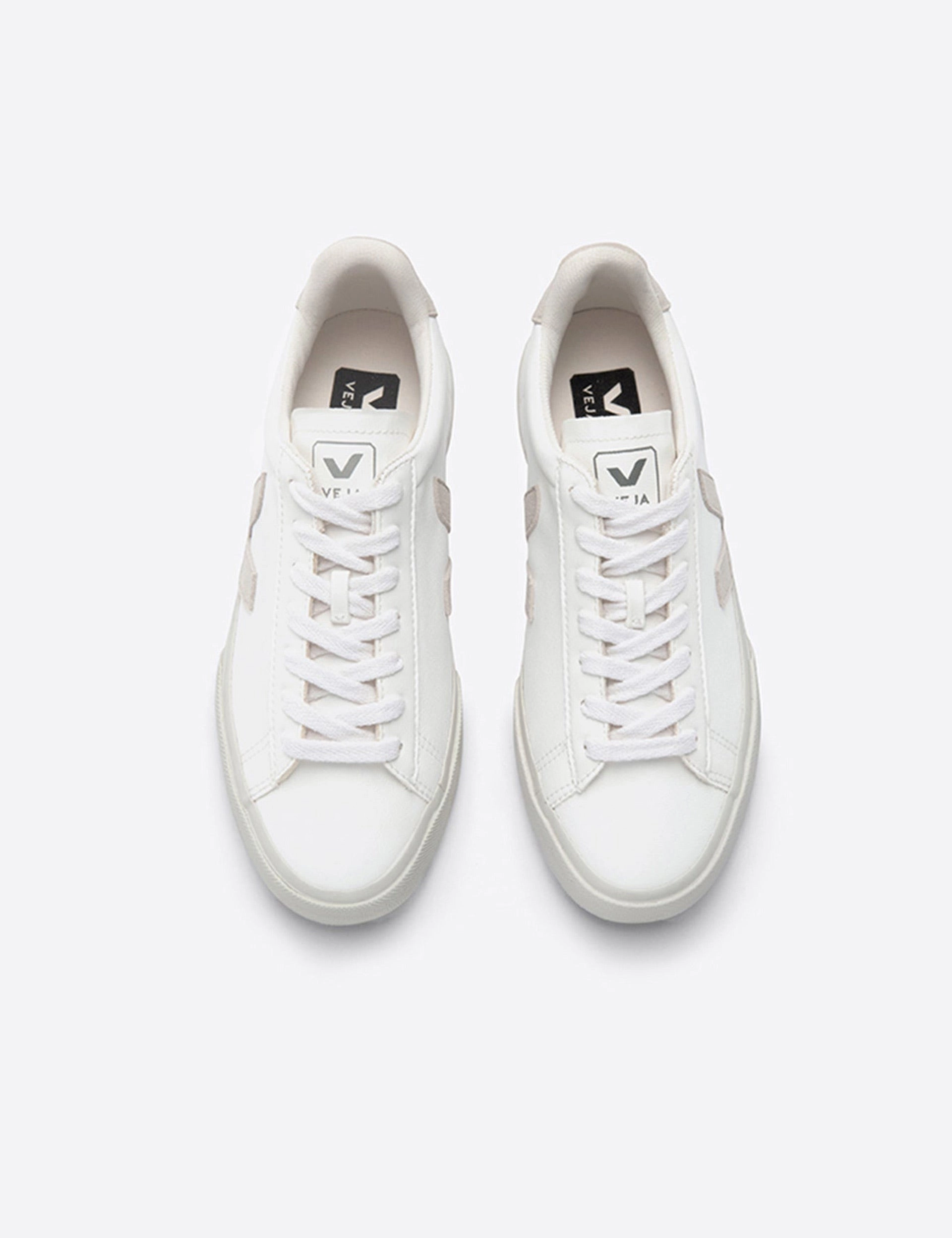 Campo Leather - White Natural Veja women's trendy casual shoes