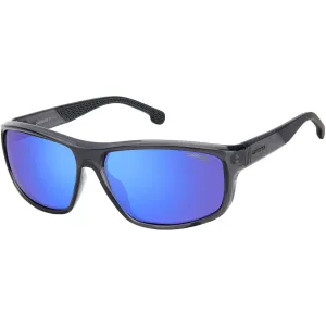 Carrera Men's Sunglasses - Grey Blue Rectangular Frame | CARRERA 8038/S 009V/Z0 Carrera Sunglasses