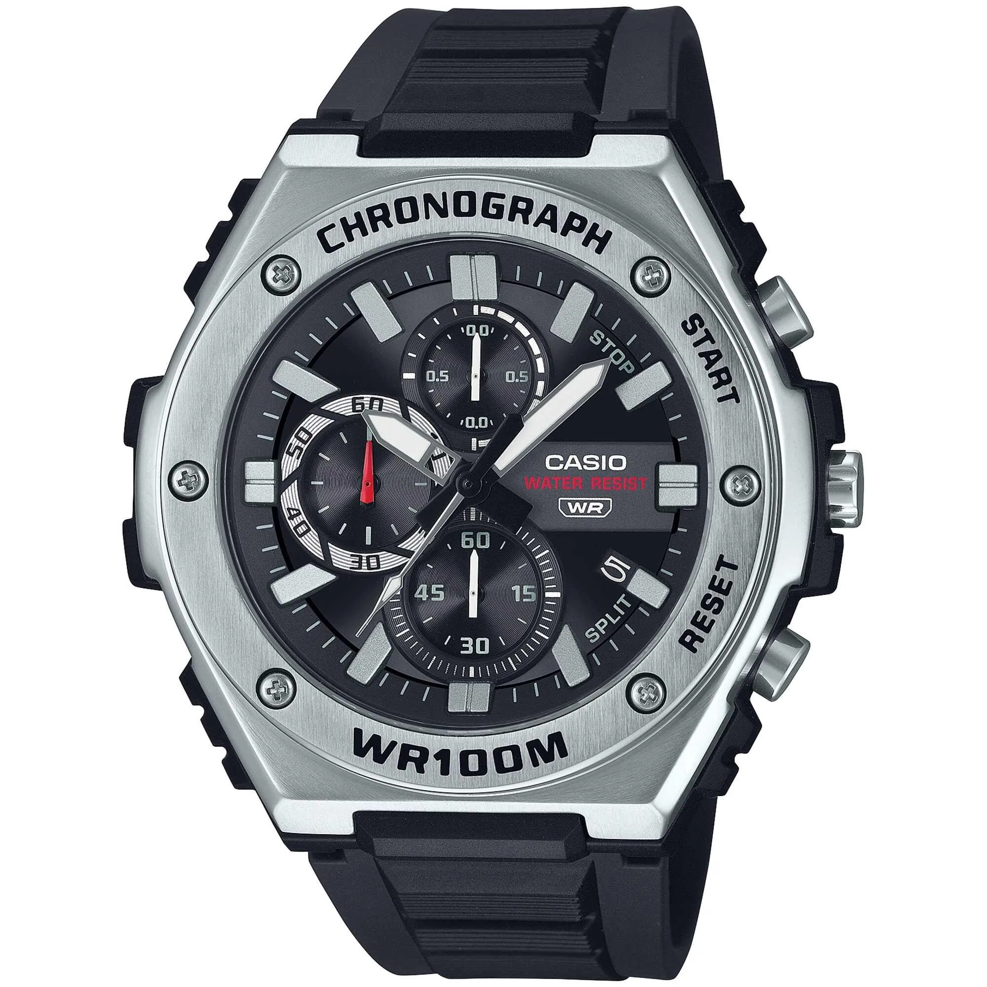Casio Men's Watch - Chronograph Quartz Black Dial Resin Strap | MWA300H-1A Casio Men's Watches