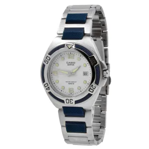 Casio Stainless steel Case Silver,blue Band Watch | EF-101D-7AVEF Casio Men's Watches