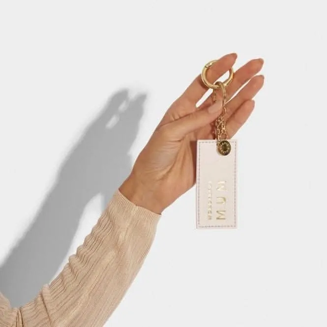Chain Keyring Wonderful Mum in Off White KLB2712 Katie Loxton Jewelry And Accessories