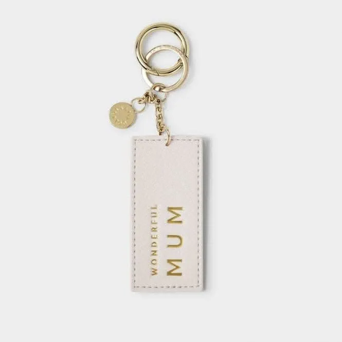 Chain Keyring Wonderful Mum in Off White KLB2712 Katie Loxton Jewelry And Accessories