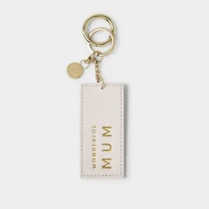 Chain Keyring Wonderful Mum in Off White KLB2712 Katie Loxton Jewelry And Accessories