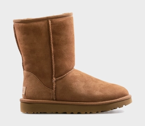 Classic II Short Womens Boots (Chestnut Brown) ugg classic tasman slippers warm and durable