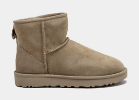 Classic Mini II Womens Boots (Beige) ugg classic tasman slippers warm and durable