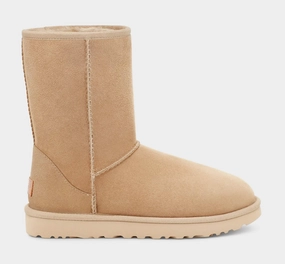 Classic Short II Womens Boots (Sand) ugg classic tasman slippers warm and durable