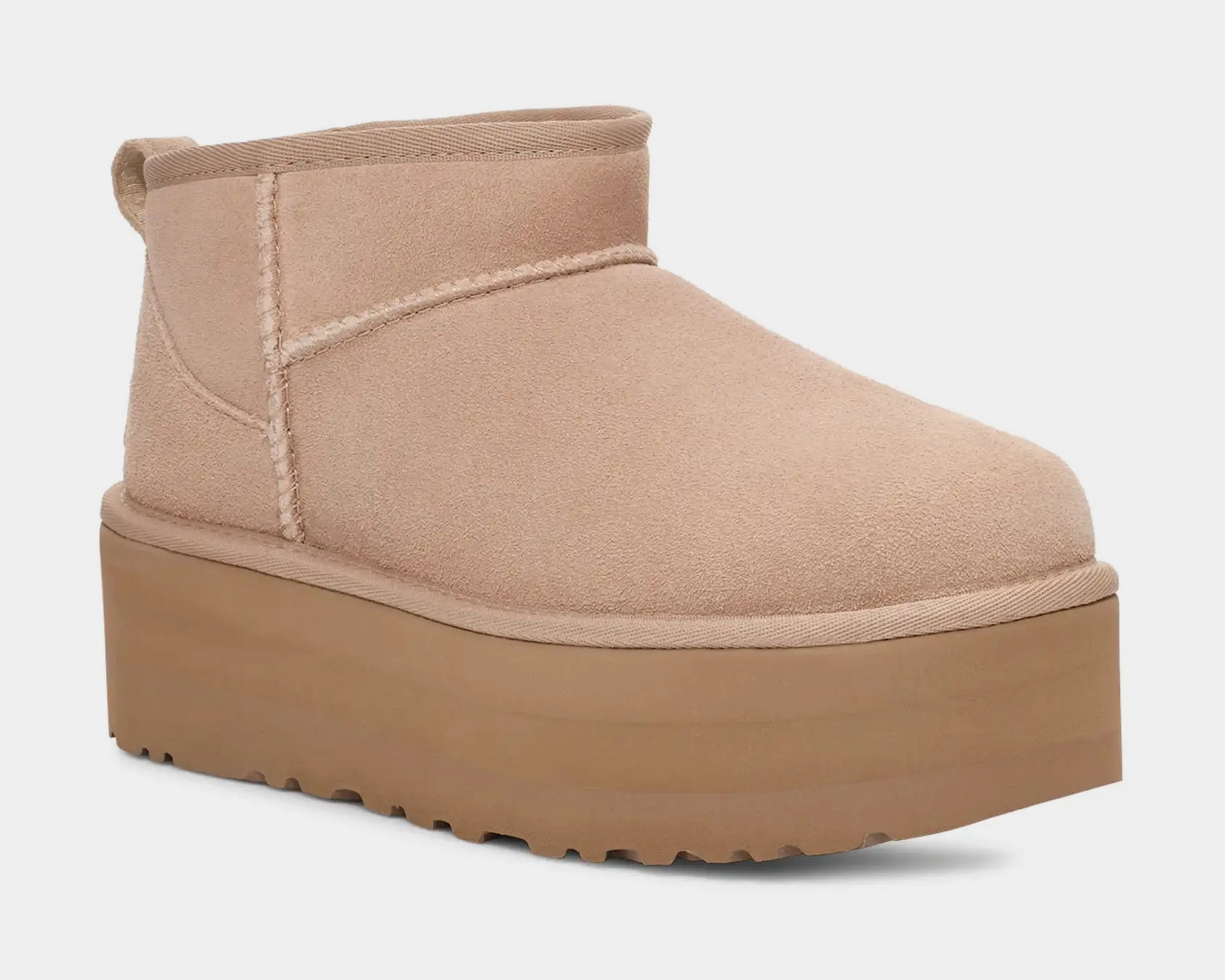 Classic Ultra Mini Platform Womens Boots (Beige) Ugg Mini Boot Styles