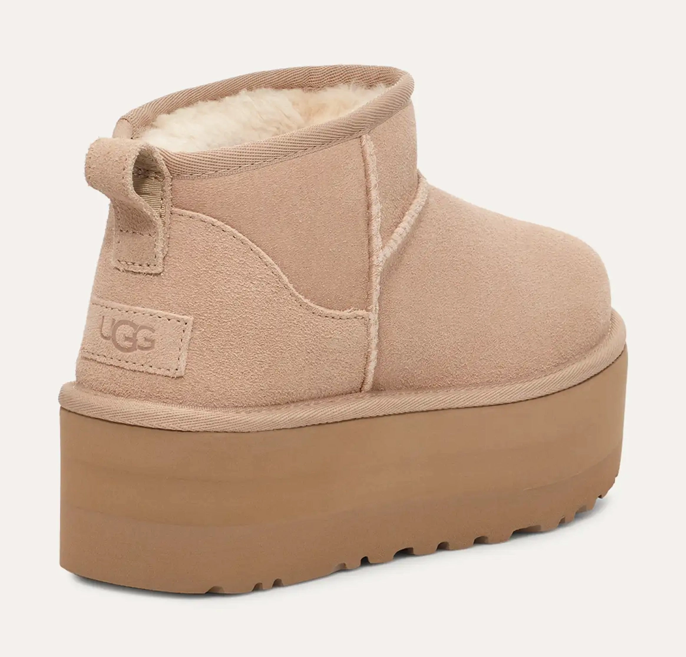 Classic Ultra Mini Platform Womens Boots (Beige) Ugg Mini Boot Styles