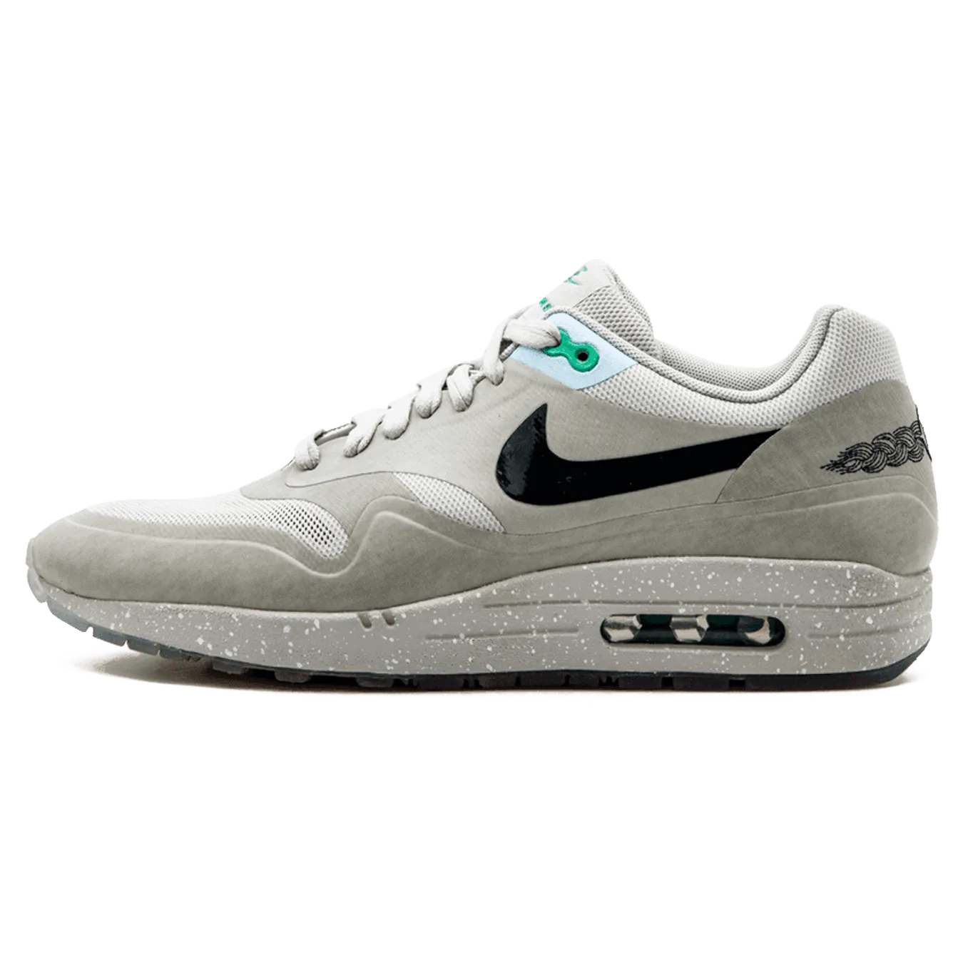 CLOT x Air Max 1 'Kiss of Death - Neutral Grey' Nike Air Max lifestyle sneakers with sport details