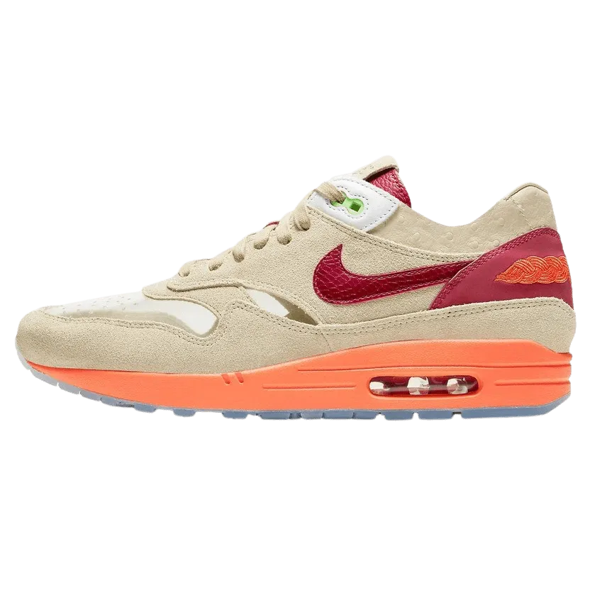 Clot x Nike Air Max 1 Kiss Of Death Nike Air Max lifestyle sneakers with sport details