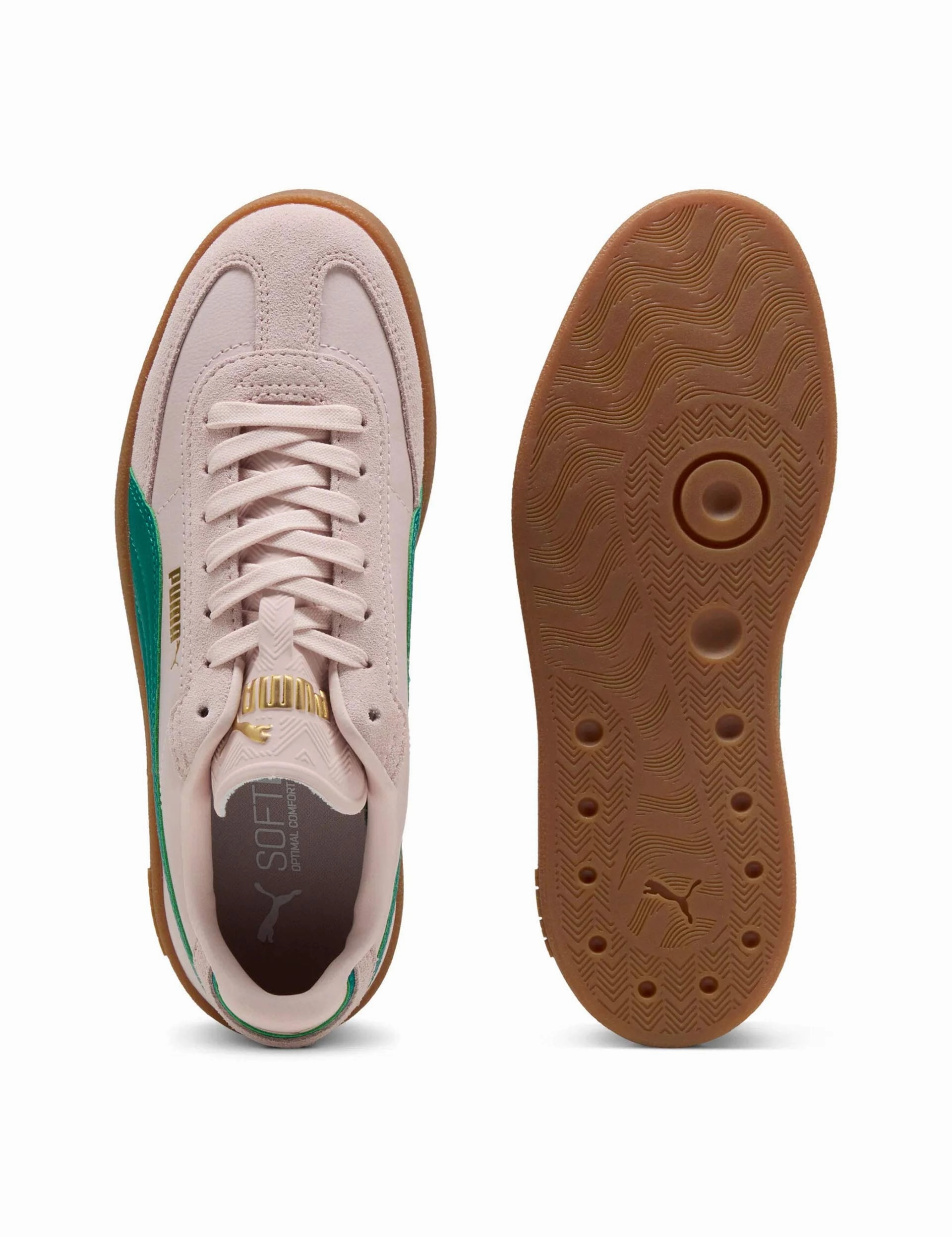 Club II Era Sneakers - Mauve Mist/Wild Green Puma women's stylish sport footwear
