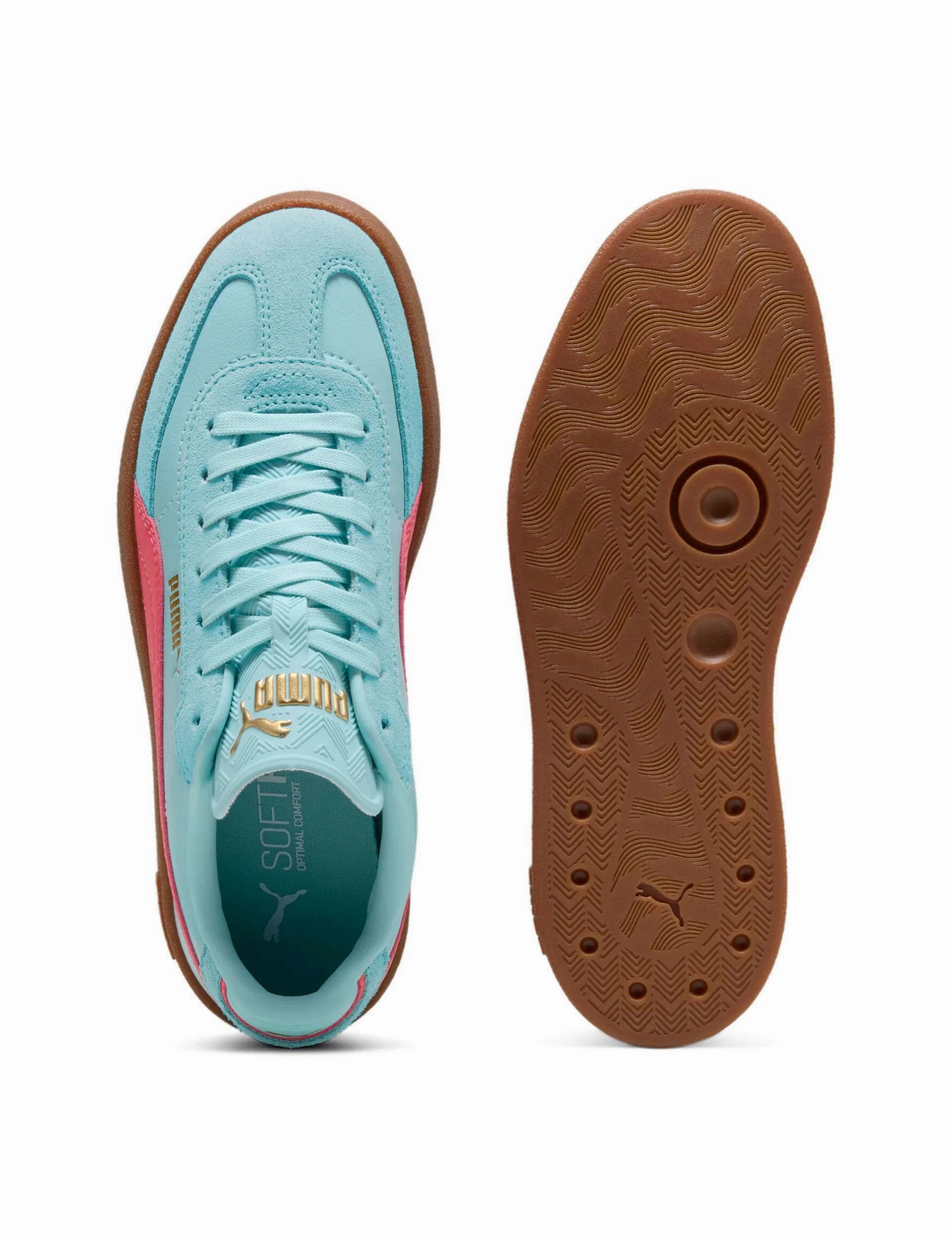 Club II Era Sneakers - Safe Lake/Peach Frost/Gum Puma women's stylish sport footwear