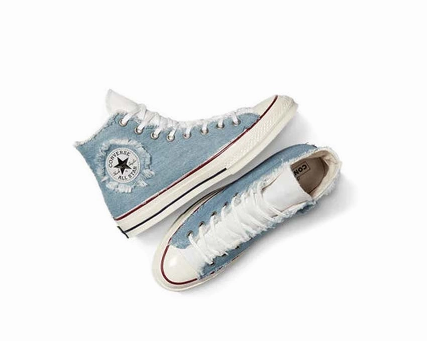 Converse Chuck 70 Canvas Ltd "Frayed Denim" Comfortable slip-ons