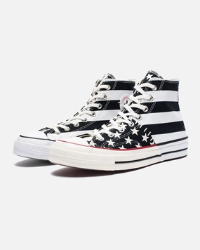 CONVERSE CHUCK 70 HI ARCHIVE RESTRUCTURED - BLACK/WHITE/EGRET Classic Chuck sneakers