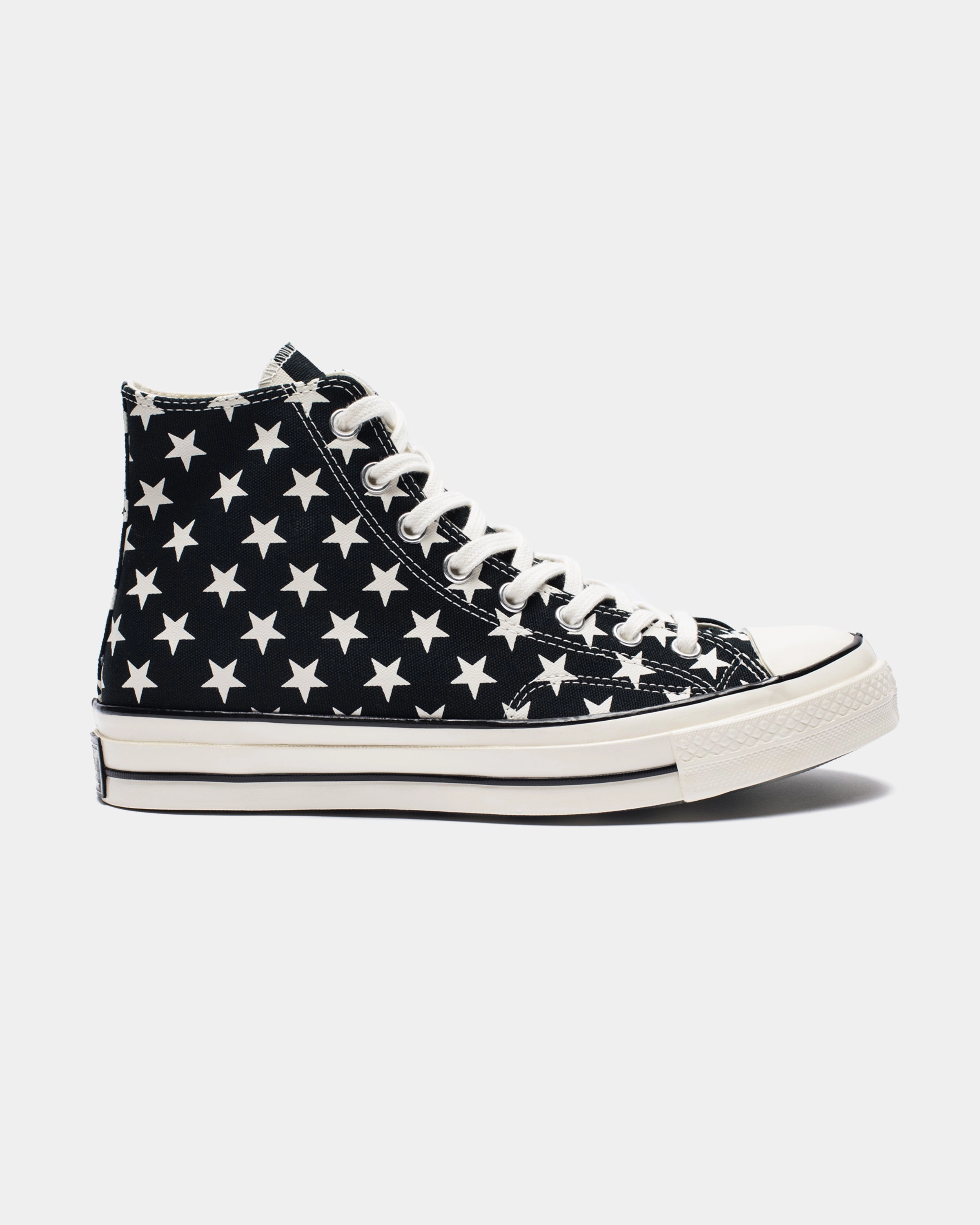 CONVERSE CHUCK 70 HI ARCHIVE RESTRUCTURED - BLACK/WHITE/EGRET Womens vintage sneakers