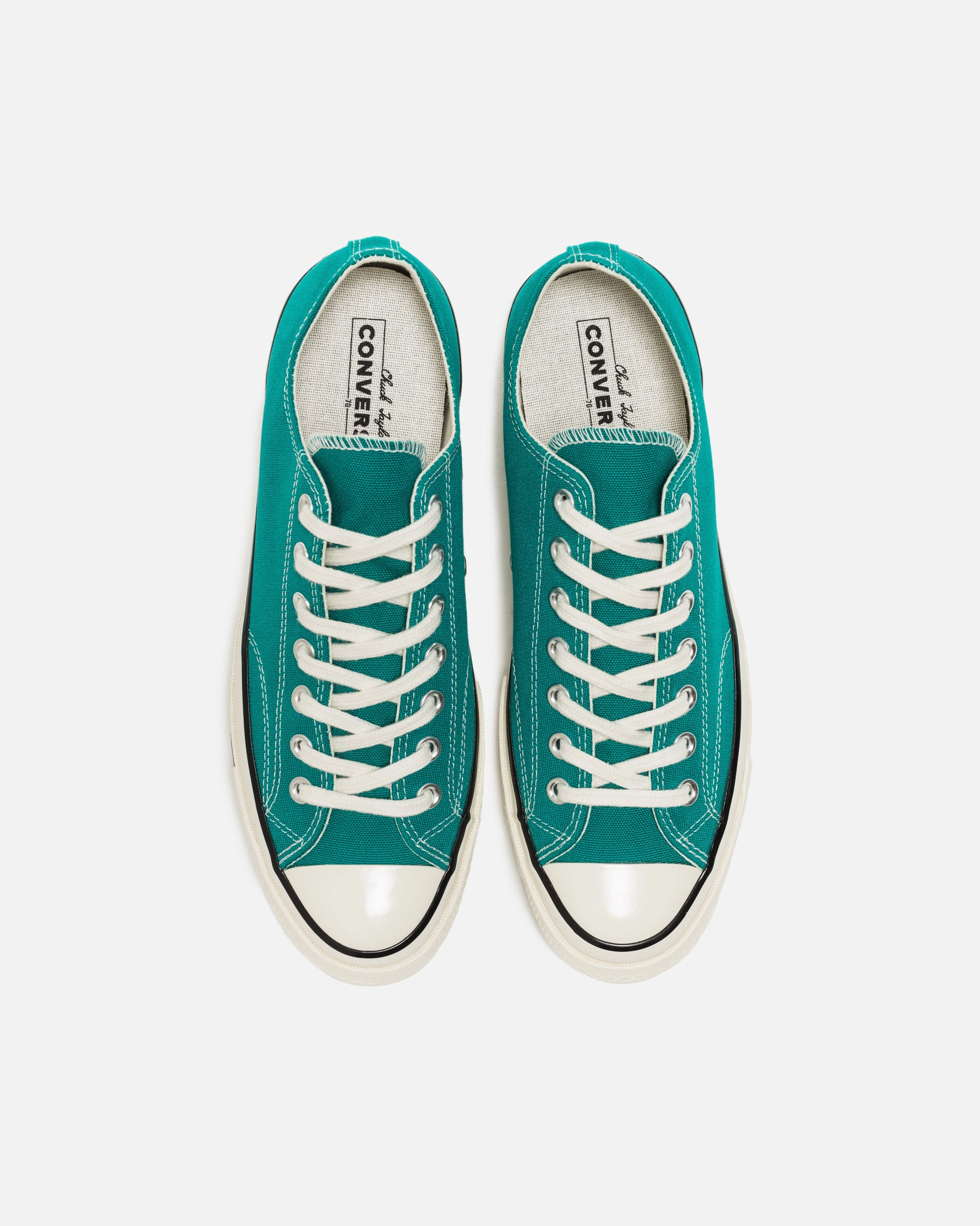 CONVERSE CHUCK 70 OX - MALACHITE/ BLACK/ EGRET Womens vintage sneakers