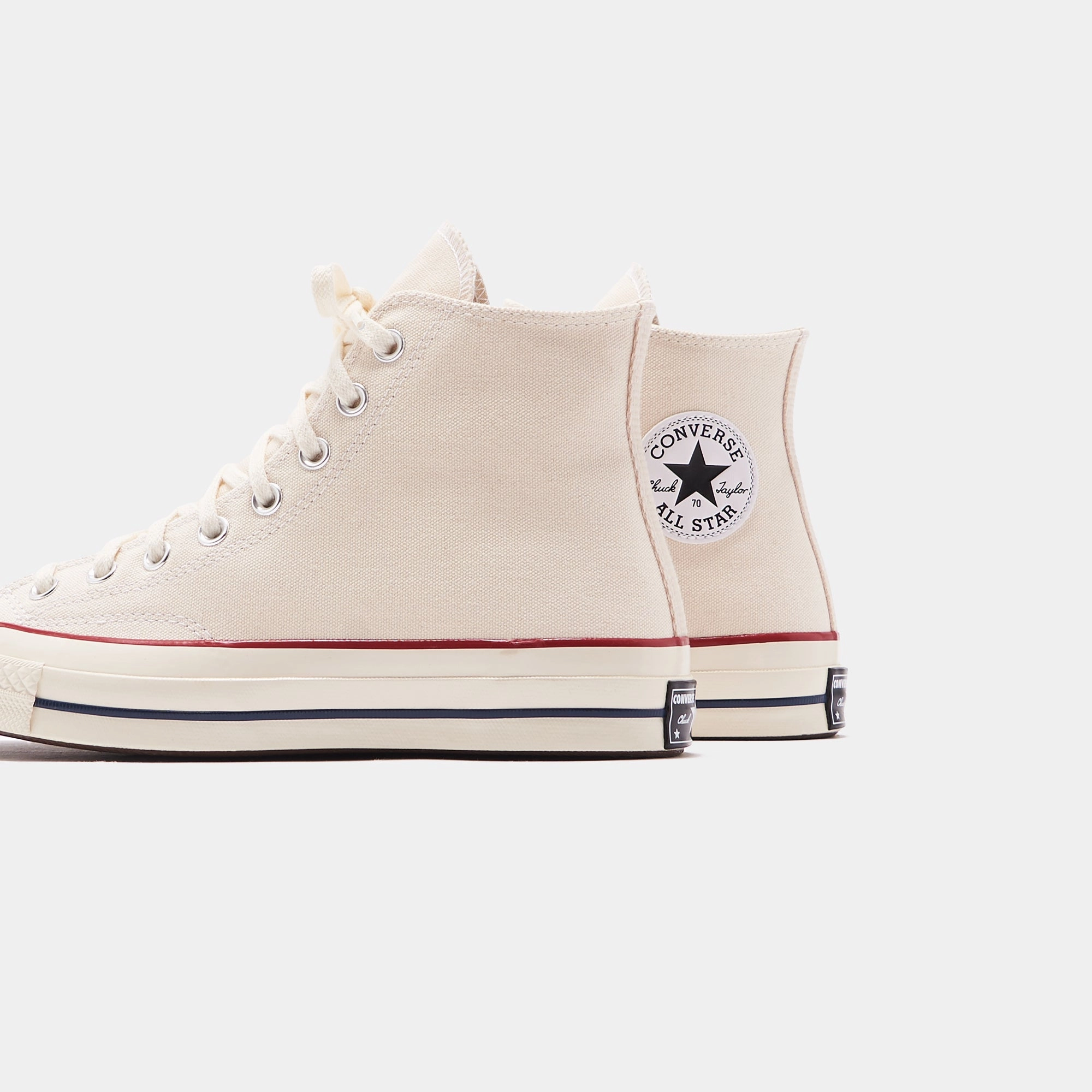Converse Chuck Taylor '70 High - Parchment / Garnet / Egret Heritage style lace-ups