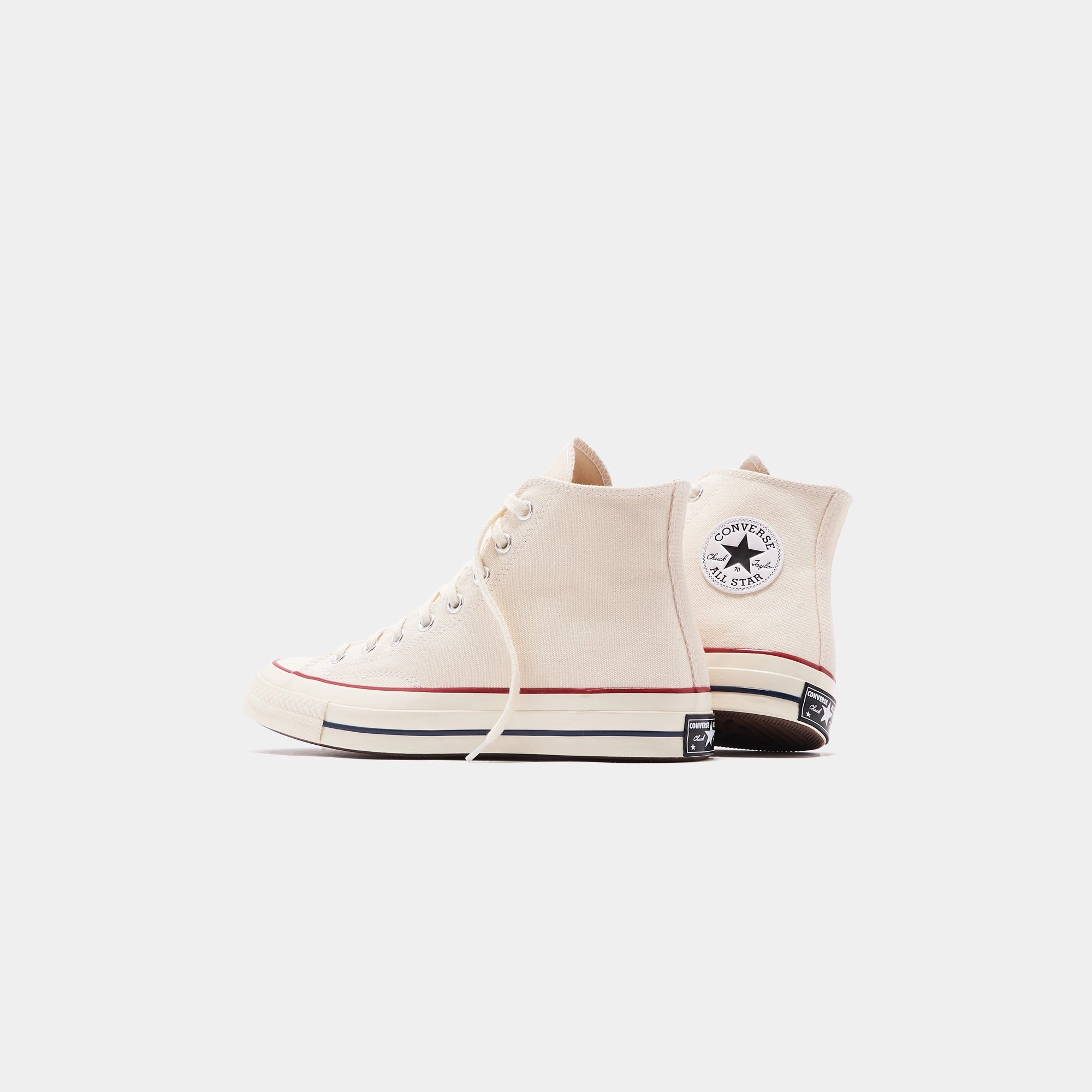 Converse Chuck Taylor '70 High - Parchment / Garnet / Egret Heritage style lace-ups