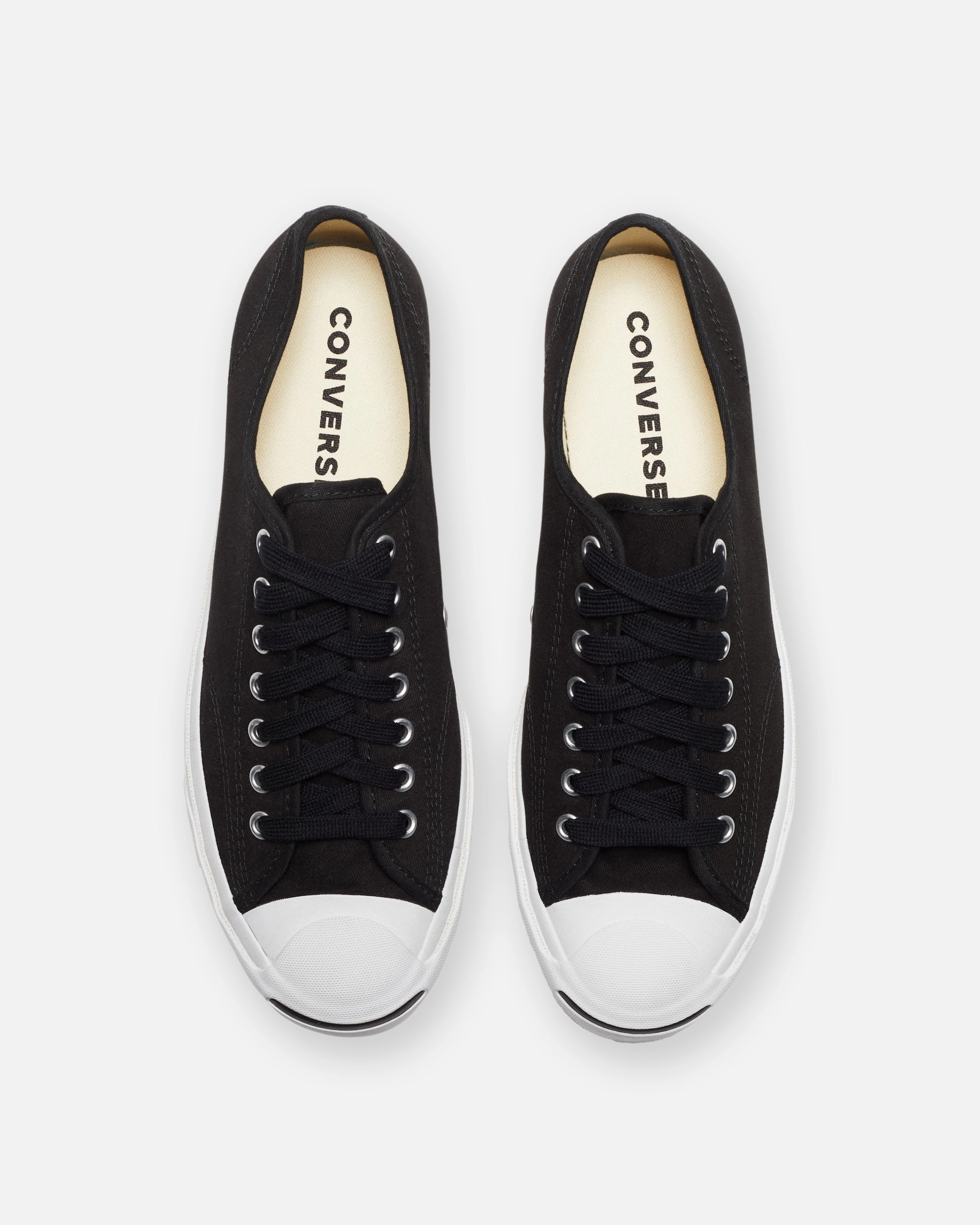 CONVERSE JACK PURCELL OX - BLACK/ WHITE Womens vintage sneakers