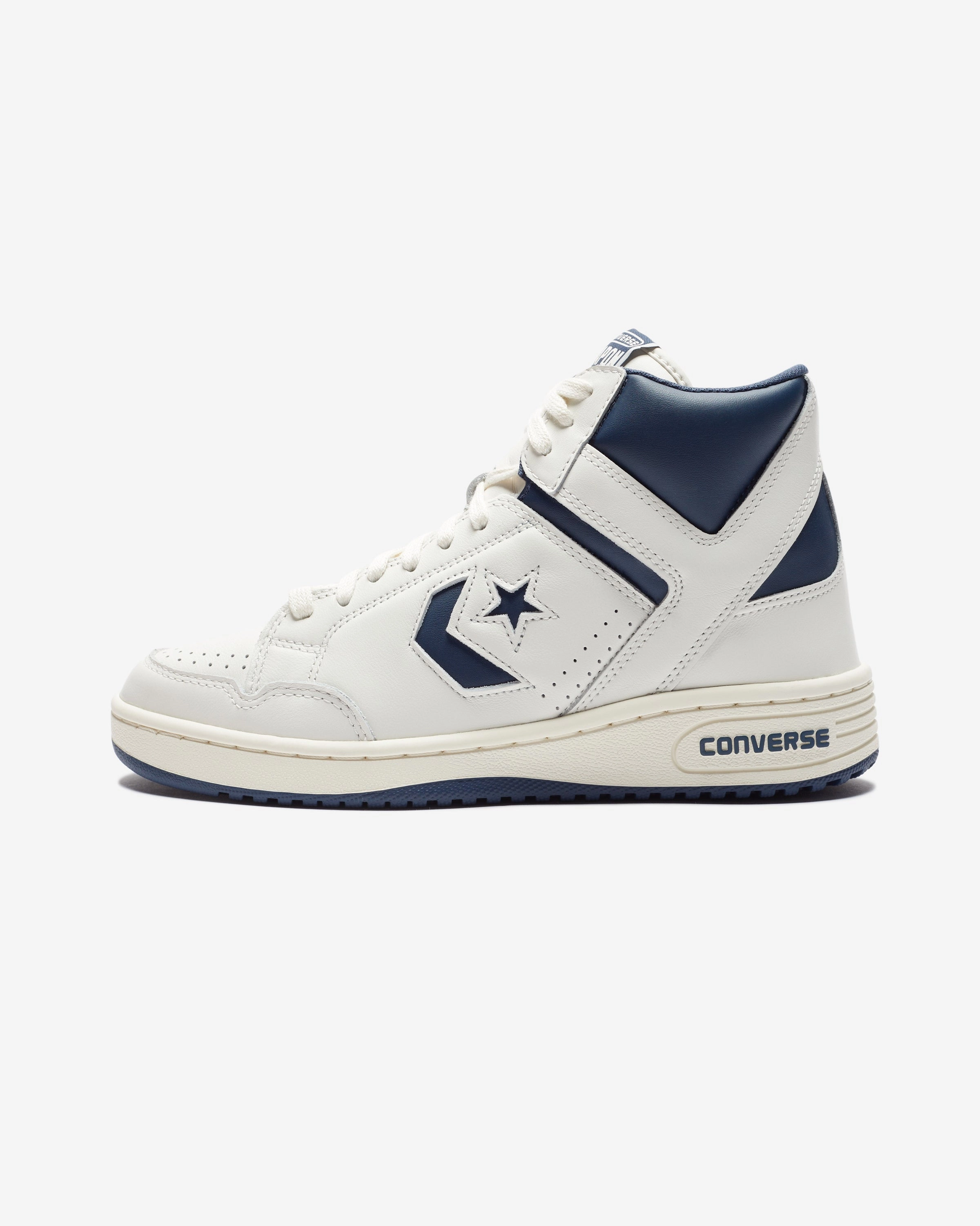 CONVERSE WEAPON MID VINTAGE - WHITE/ NAVY/ EGRET Womens vintage sneakers