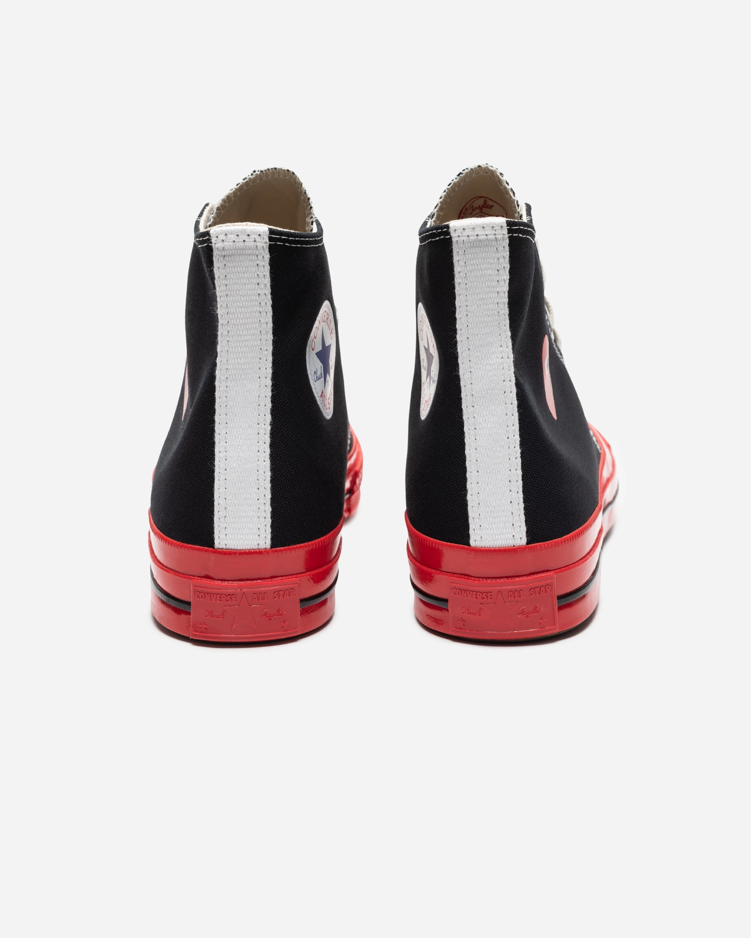 CONVERSE X CDG RED SOLE CHUCK 70 HIGH Womens vintage sneakers