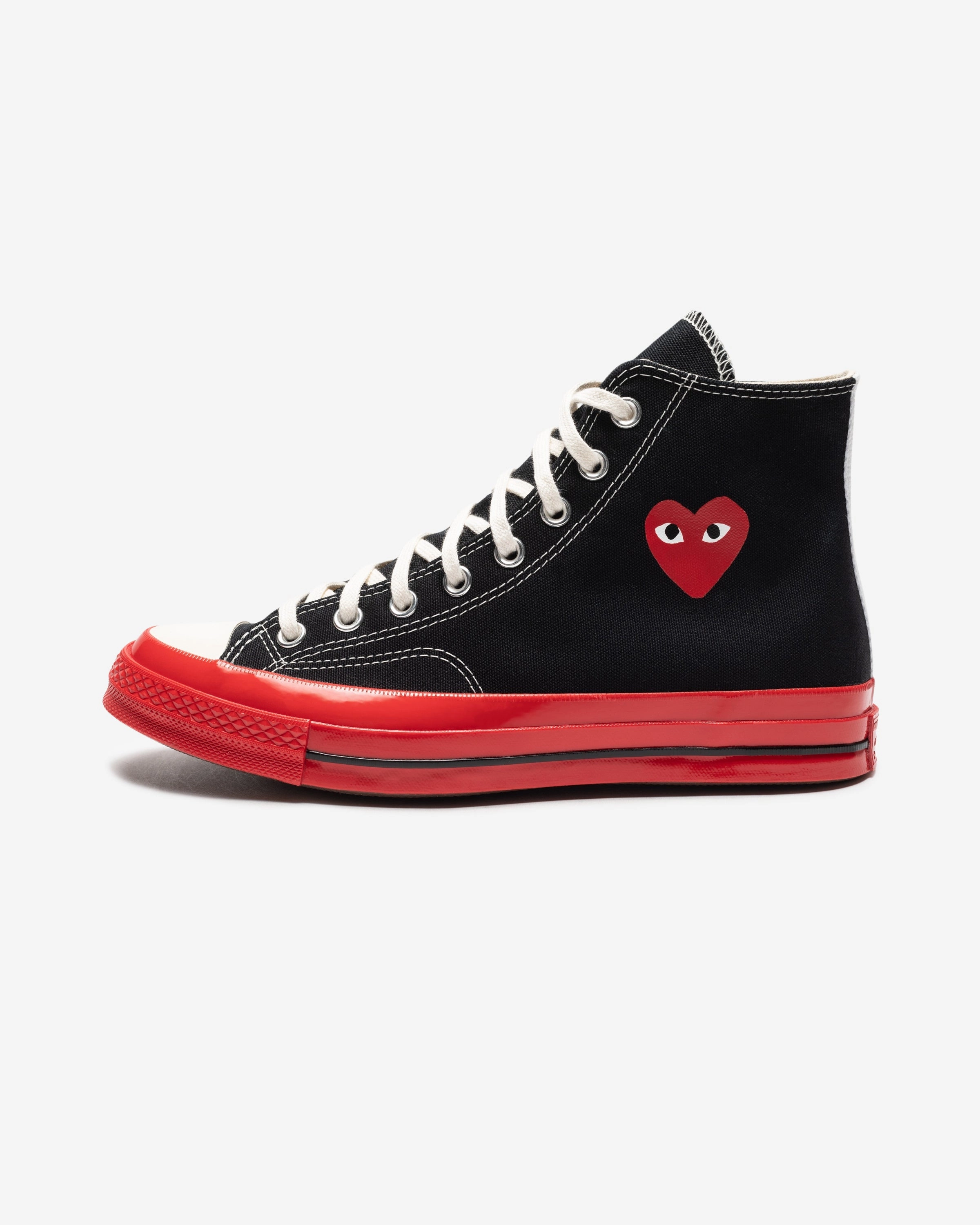 CONVERSE X CDG RED SOLE CHUCK 70 HIGH Womens vintage sneakers