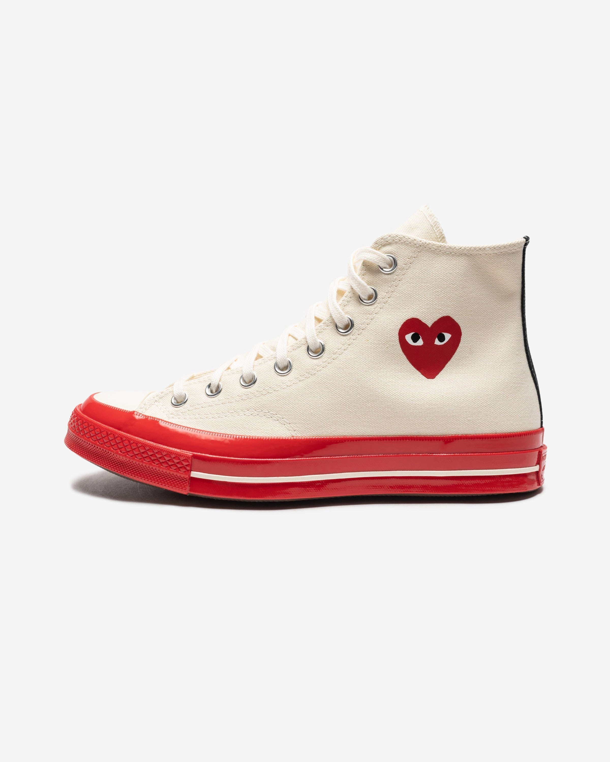 CONVERSE X CDG RED SOLE CHUCK 70 HIGH Womens vintage sneakers
