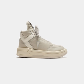 Converse x Rick Owens DRKSHDW Turbowpn - Oyster / White Mens casual Converse sneakers
