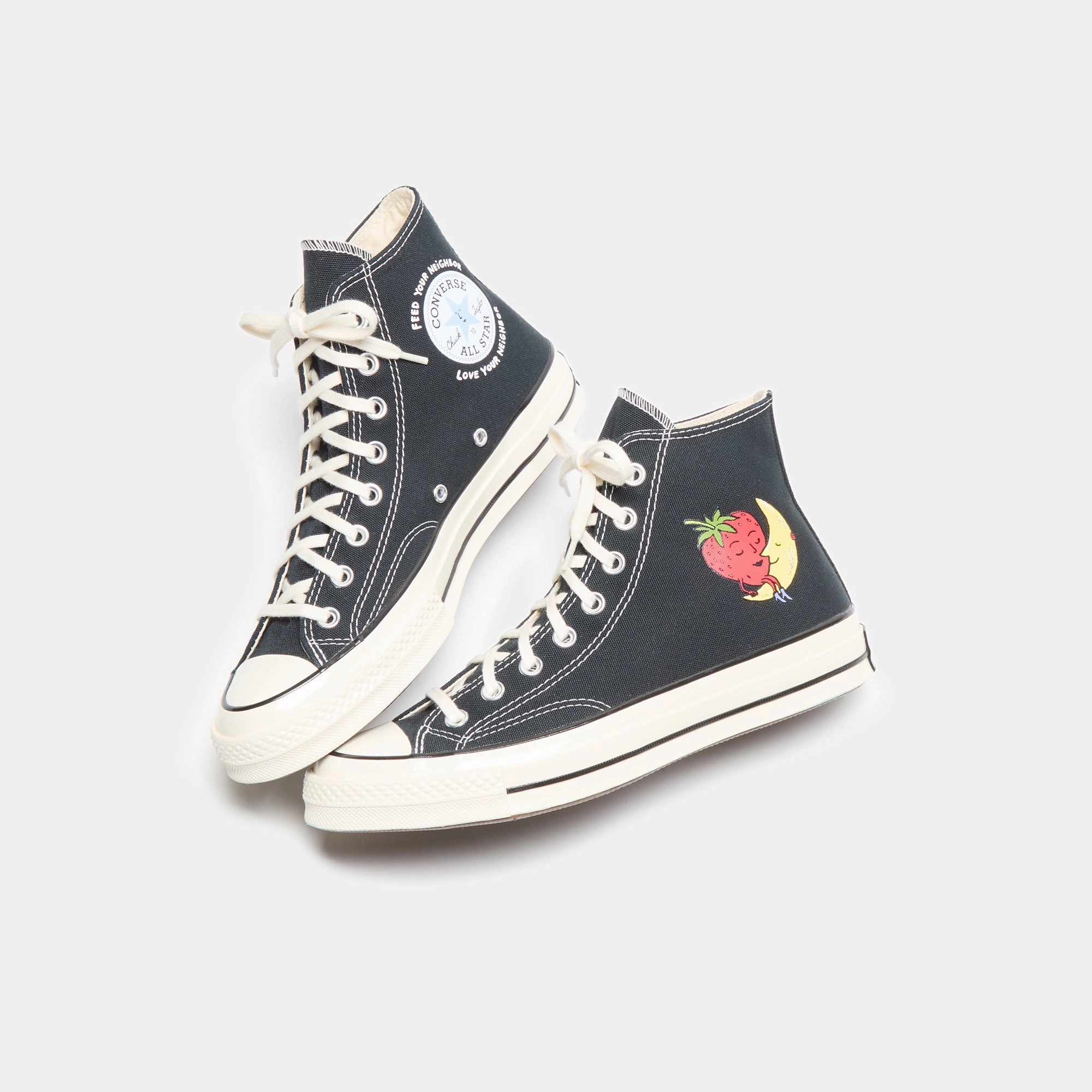 Converse x Sky High Farm Workwear Chuck Taylor All Star '70 High - Woven Black Heritage style lace-ups