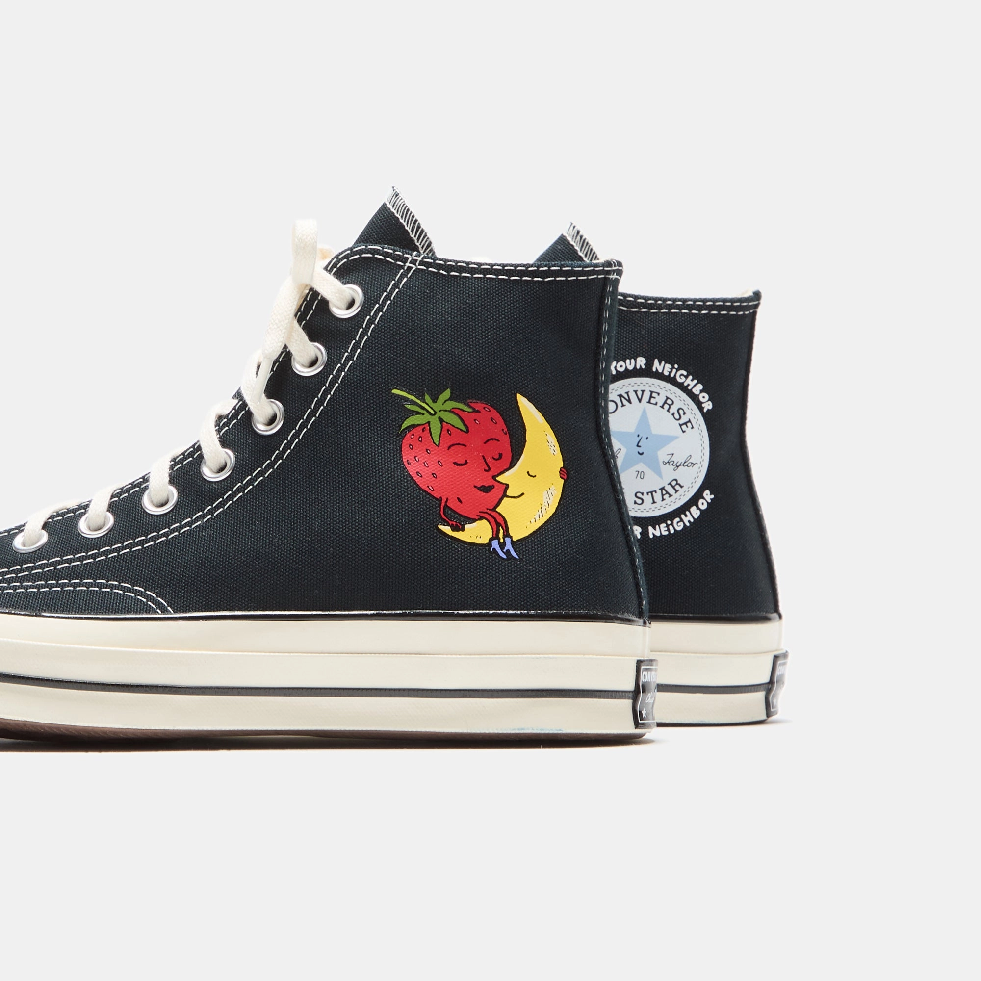 Converse x Sky High Farm Workwear Chuck Taylor All Star '70 High - Woven Black Heritage style lace-ups