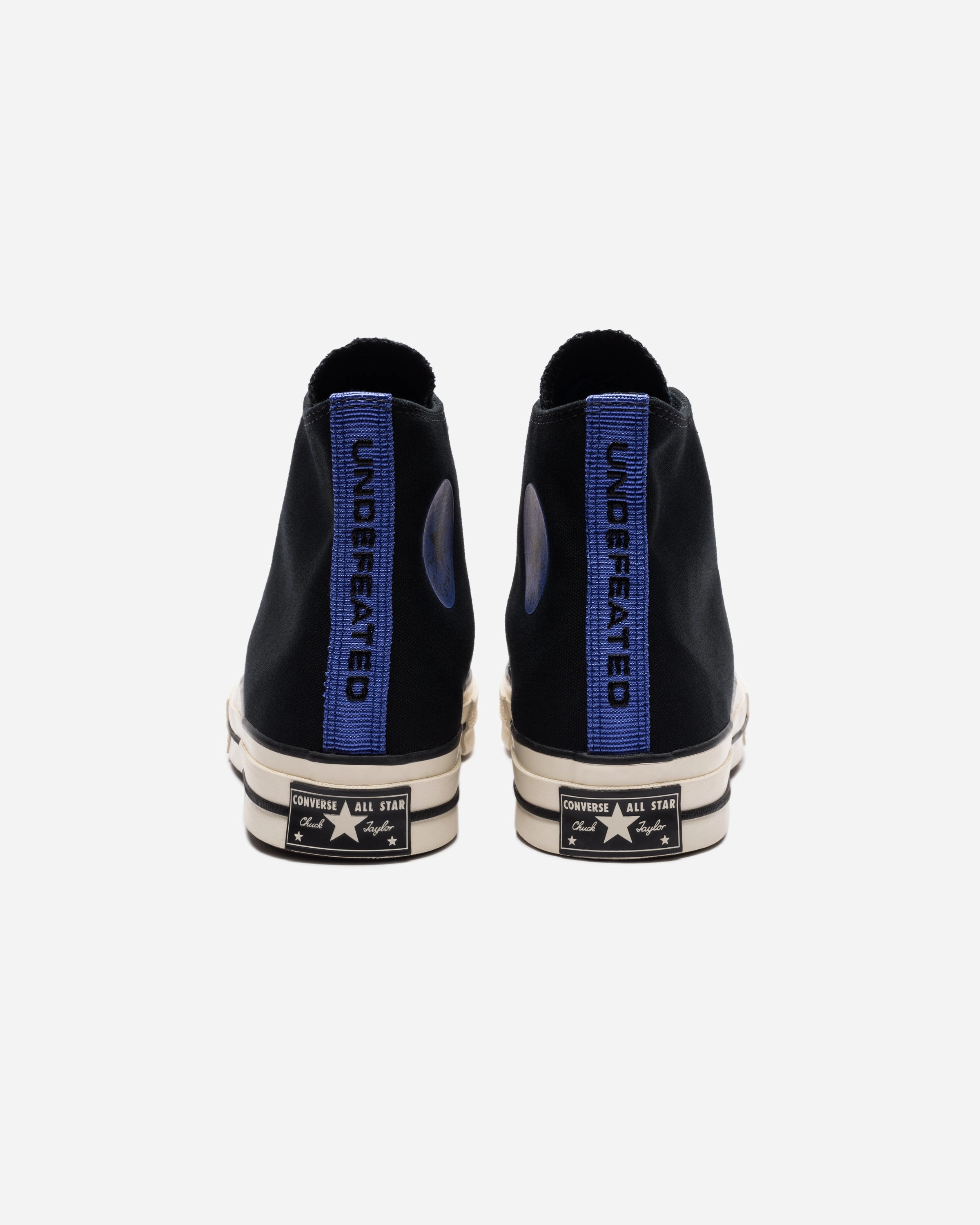 CONVERSE X UNDEFEATED CHUCK 70 HI - BLACK/ NATURALIVORY Womens vintage sneakers