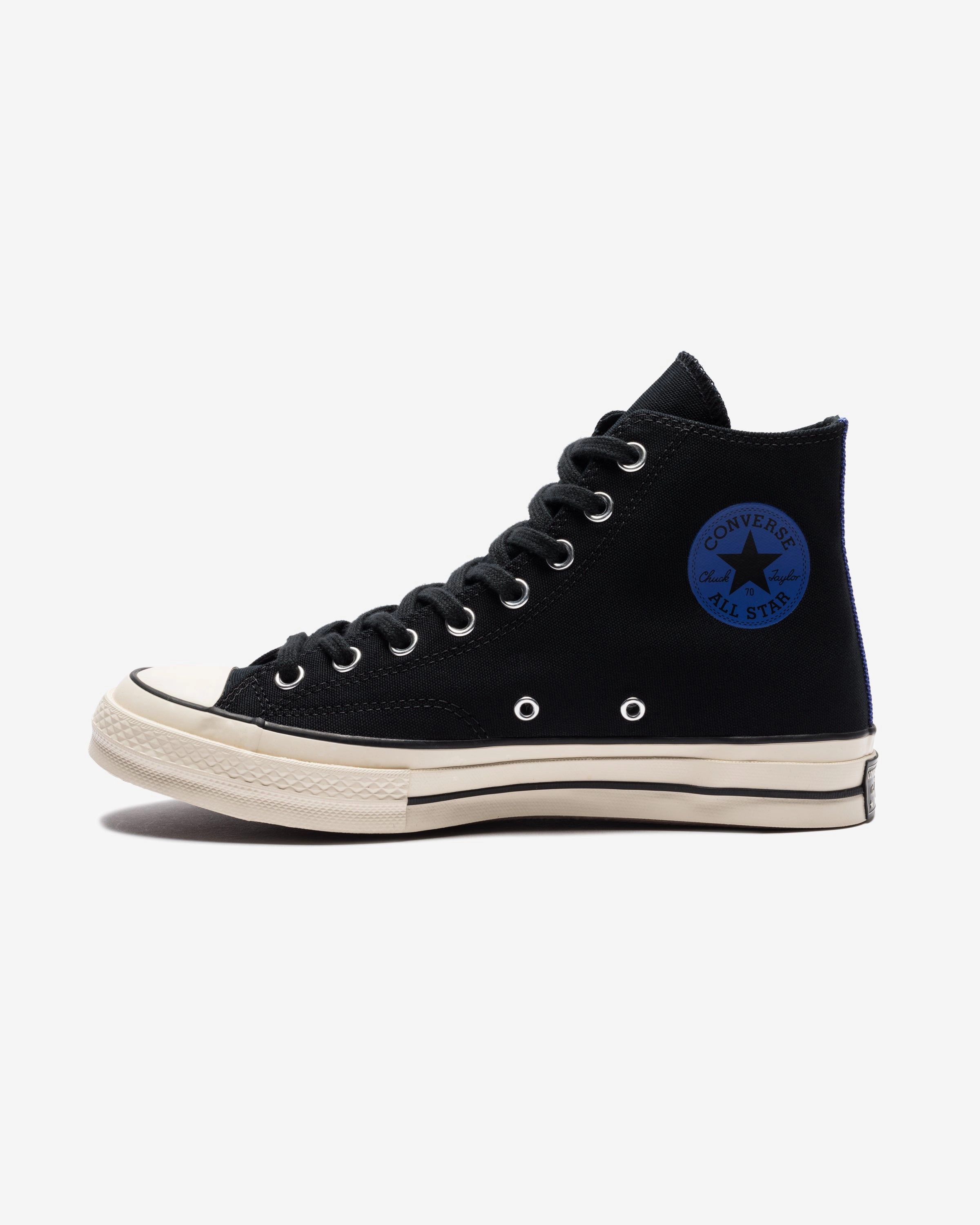 CONVERSE X UNDEFEATED CHUCK 70 HI - BLACK/ NATURALIVORY Womens vintage sneakers
