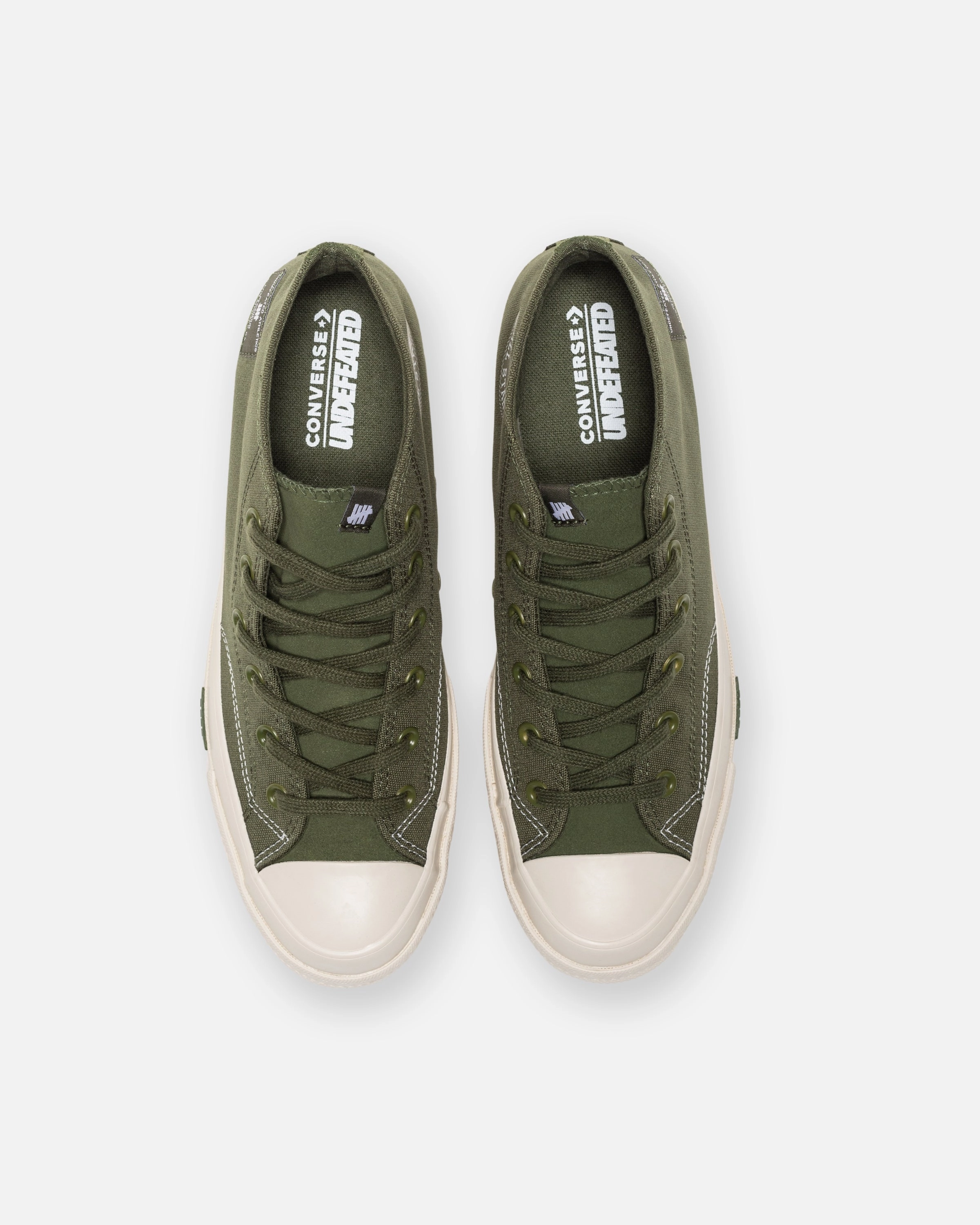 CONVERSE X UNDEFEATED CHUCK 70 MID - CHIVE/ PARCHMENT Womens vintage sneakers