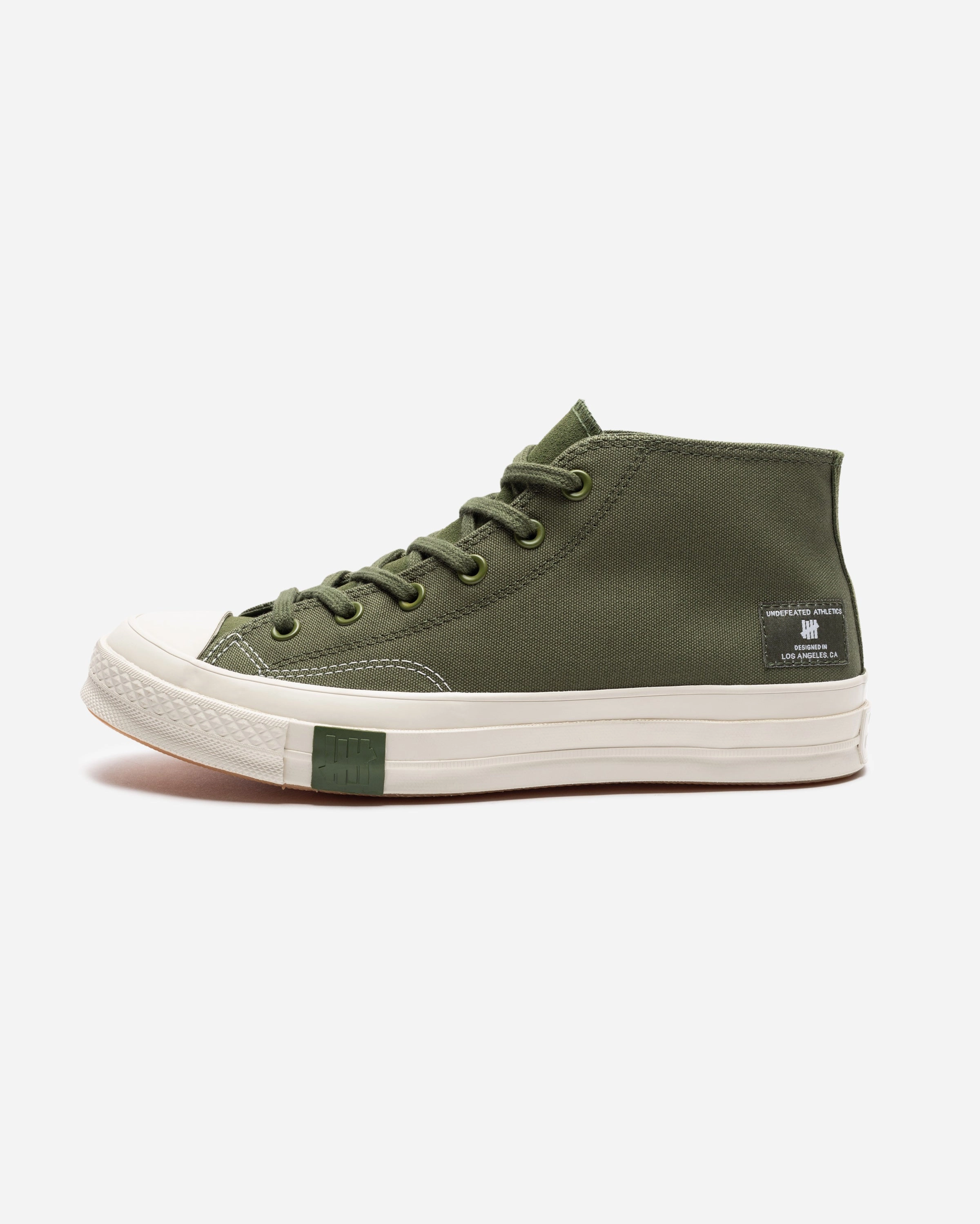 CONVERSE X UNDEFEATED CHUCK 70 MID - CHIVE/ PARCHMENT Womens vintage sneakers