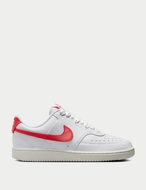 Court Vision Low Next Nature Shoes - White/Magic Ember/Sail Nike womens shoes with sleek design